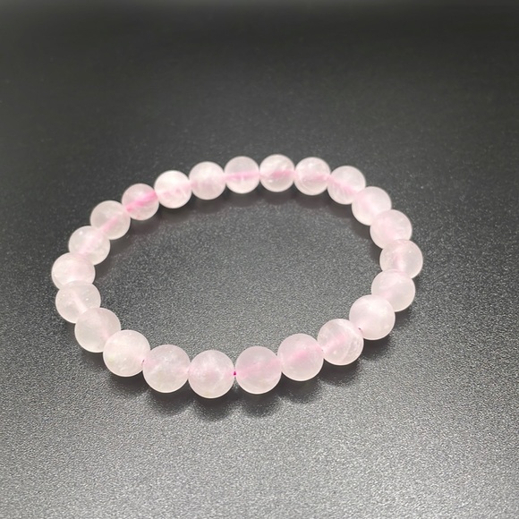 Rose quartz bracelet (matte) - Picture 1 of 4